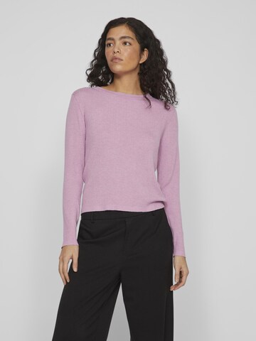 Pull-over 'ABELLA' VILA en violet : devant