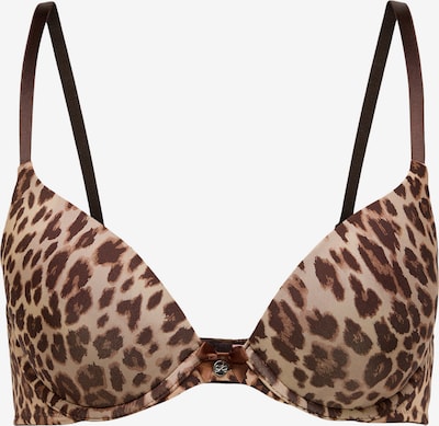 Hunkemöller Grudnjak u smeđa / svijetlosmeđa / crna melange, Pregled proizvoda