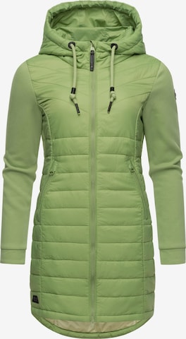 Manteau d’hiver Ragwear en vert : devant