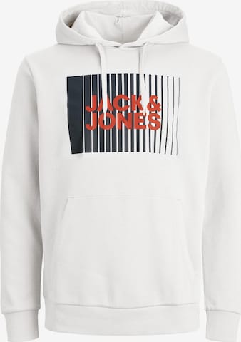 Sweat-shirt JACK & JONES en blanc : devant