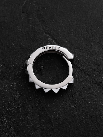 REYTEL - Pendientes 'HARD' en plata