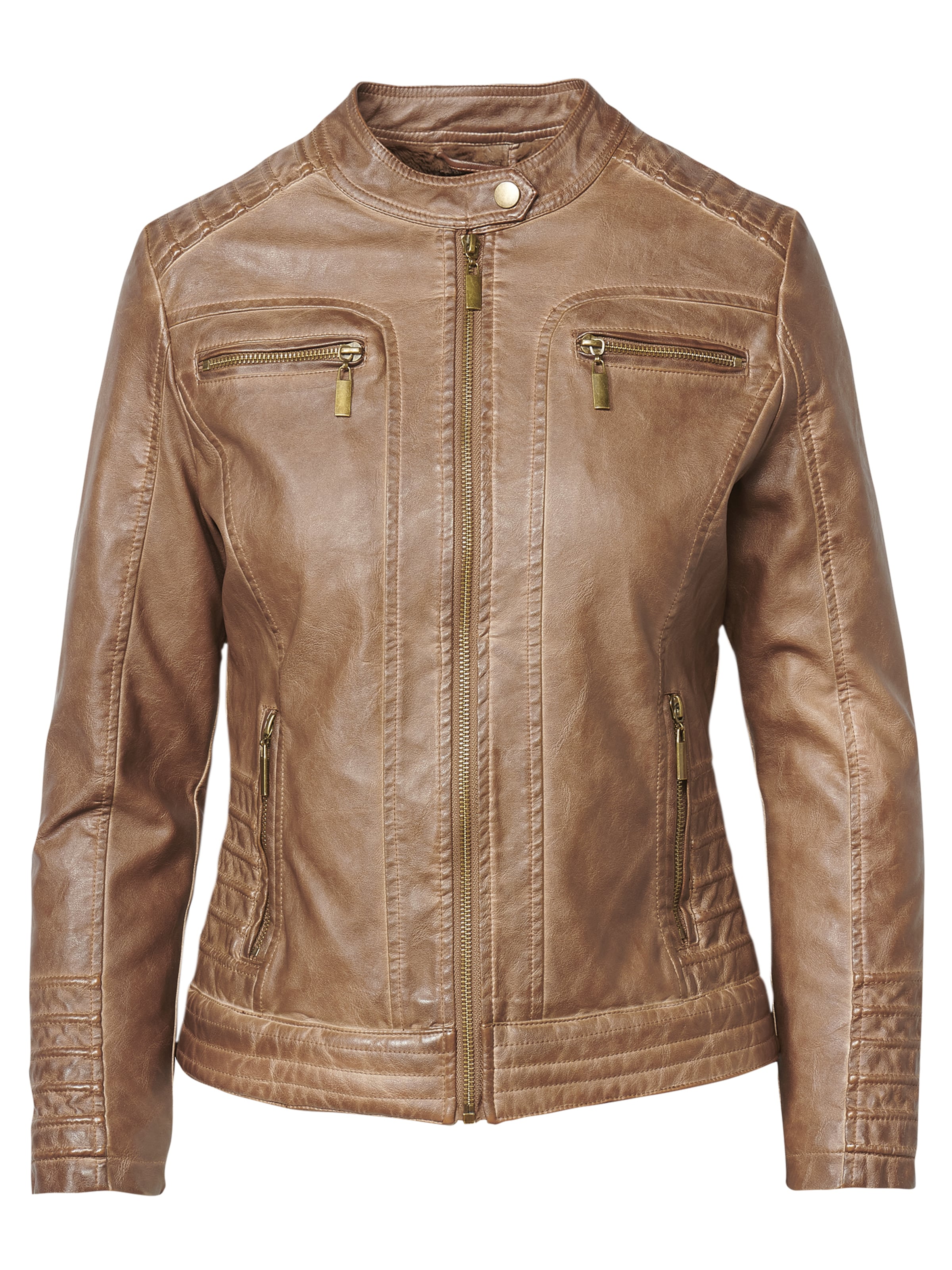 Veste mi-saison KOROSHI en jaune : devant