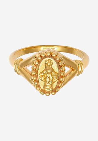 ELLI Ring 'Oval Marienbild' in Gold