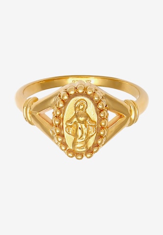 ELLI Ring 'Oval Marienbild' in Goud