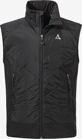 Schöffel Bodywarmer ' Hiking Hybrid Vt Style Blaueis MNS ' in Zwart: voorkant