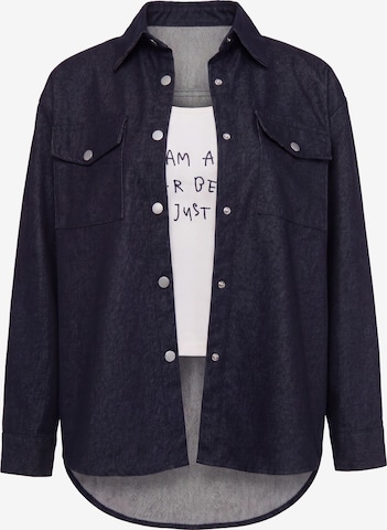 Veste mi-saison 'Maritim' usha BLUE LABEL en bleu : devant