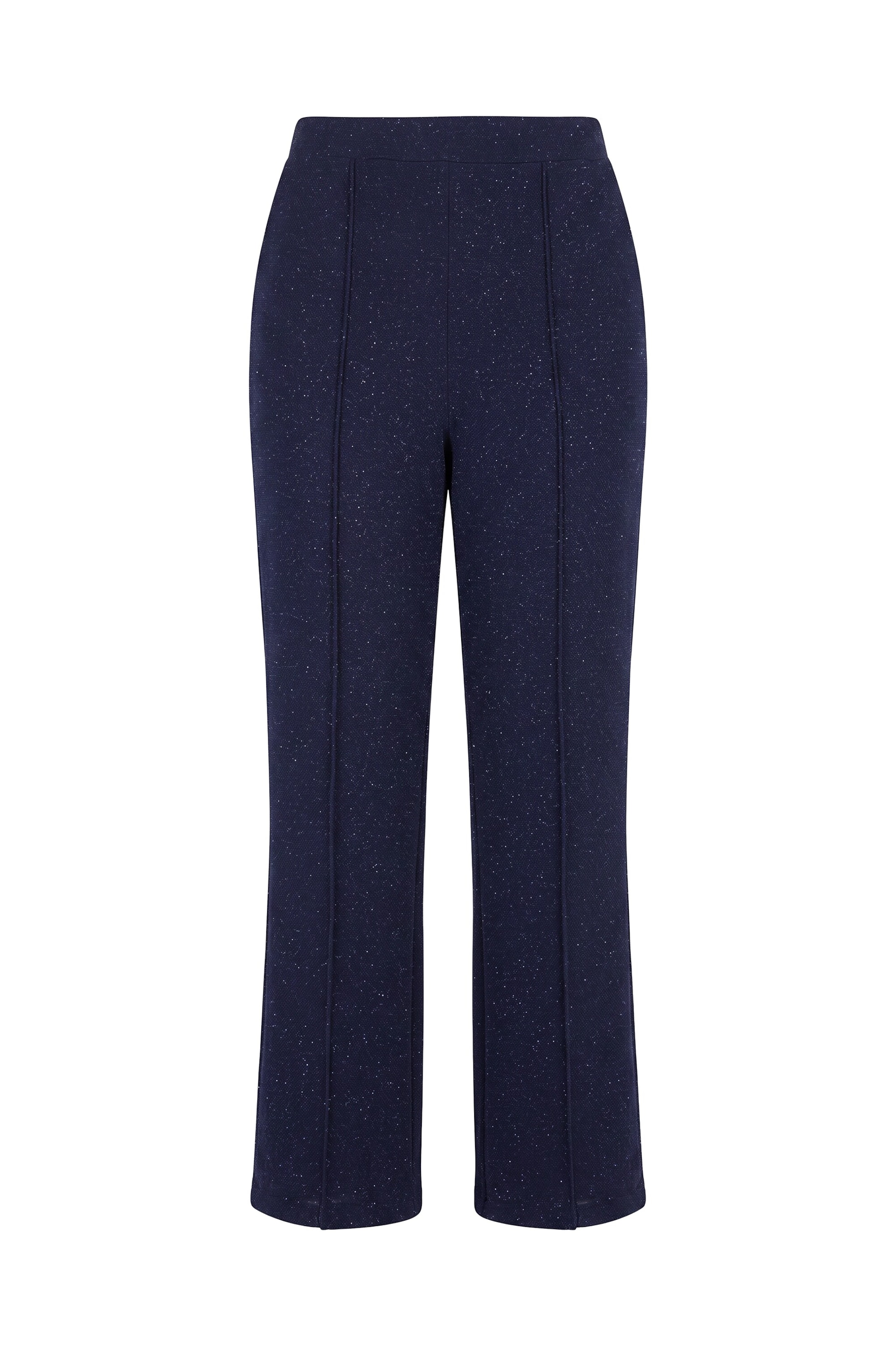 Ulla Popken Broek in 42-44/Regular in de kleur Marine, Productweergave