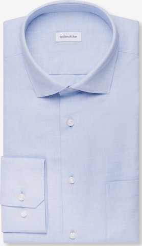 Coupe regular Chemise SEIDENSTICKER en bleu : devant