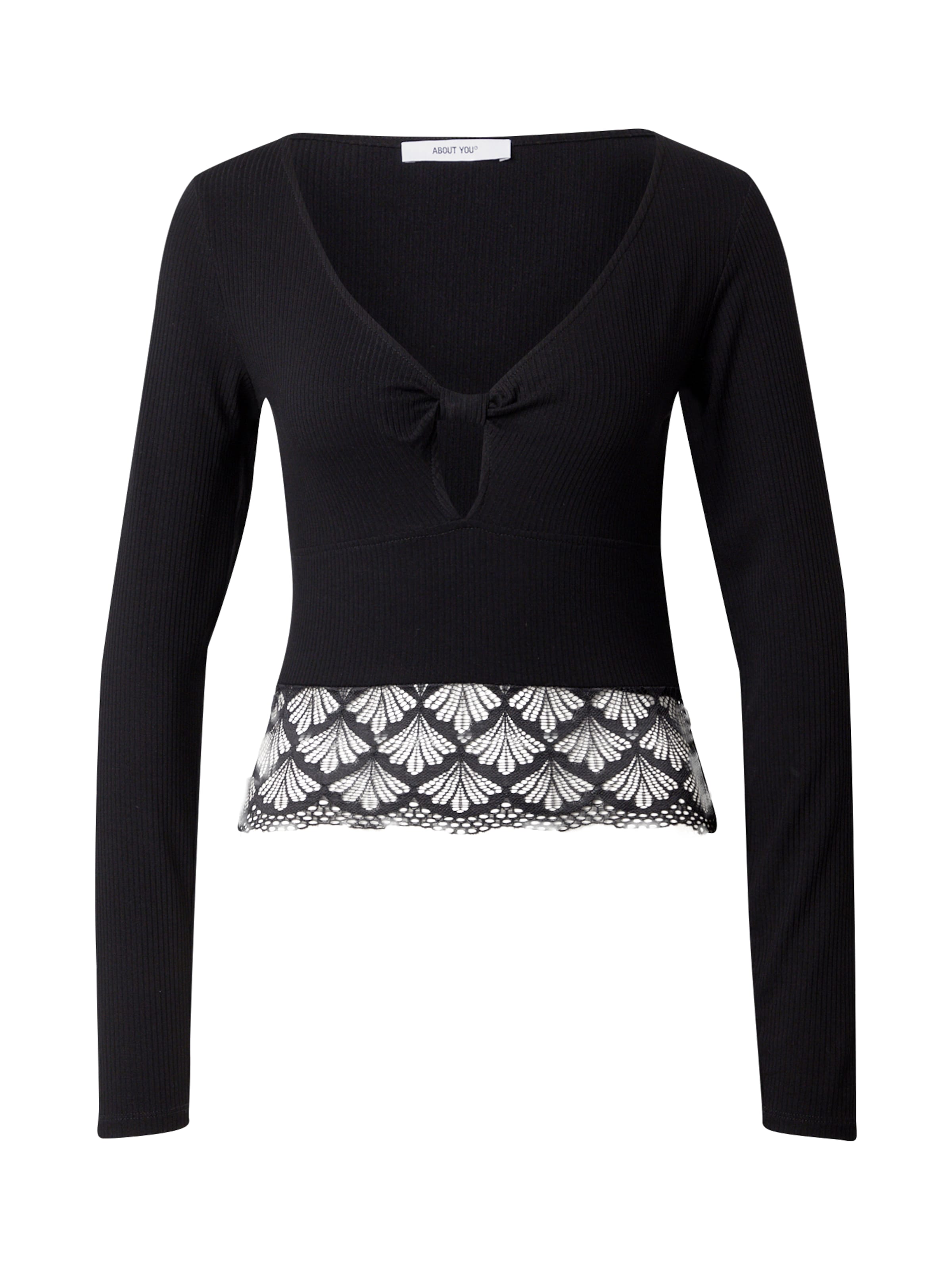 ABOUT YOU Paita 'Jolanda' värissä musta: etupuoli