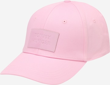 Casquette TOMMY HILFIGER en rose : devant