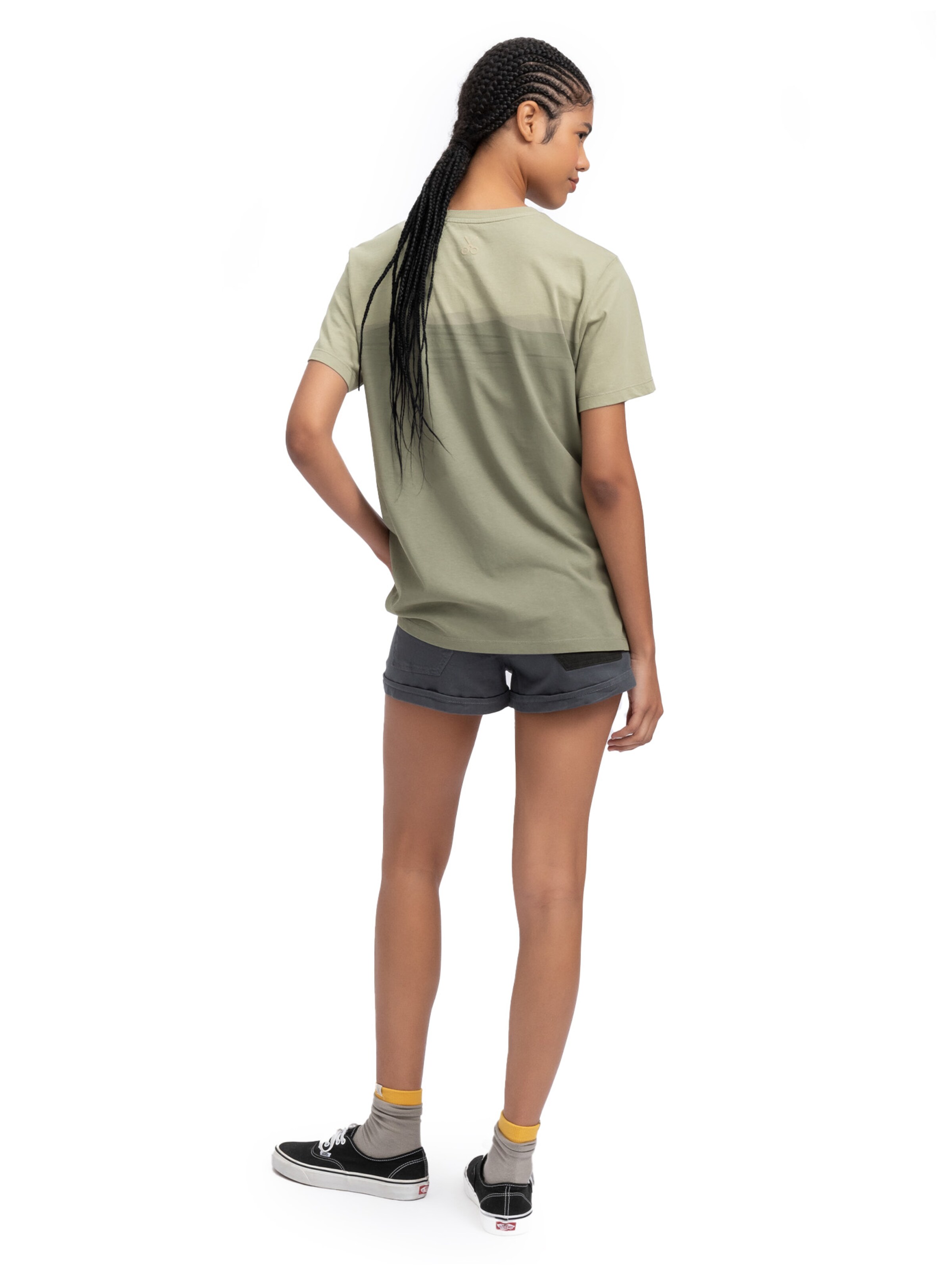 T-Shirt 'Delirium' Kaft en gris