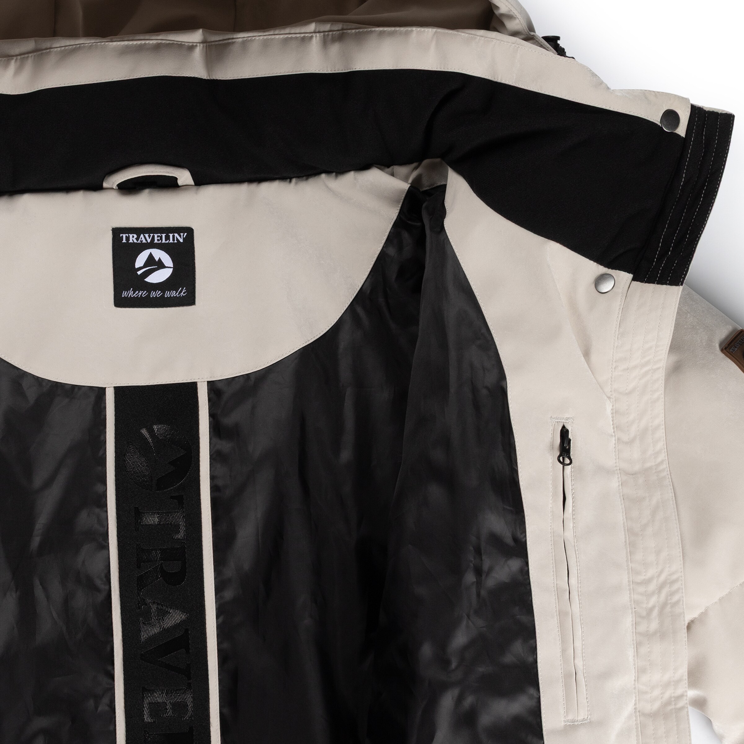 Veste d’hiver 'Miro' Travelin en beige