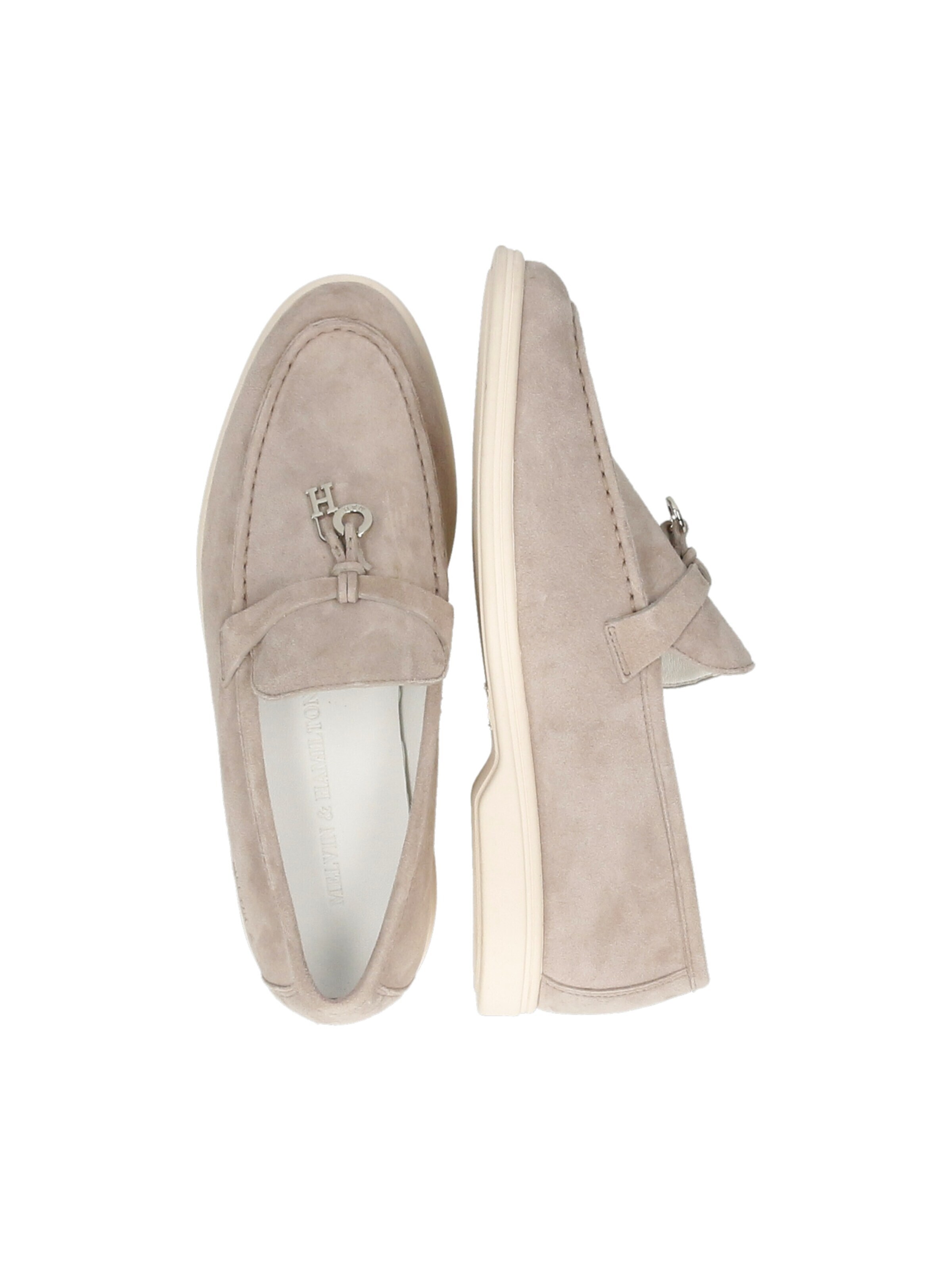 MELVIN & HAMILTON Classic Flats 'Adley 3' in Grey