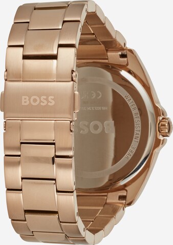 BOSS Analoog horloge 'Atea' in Goud