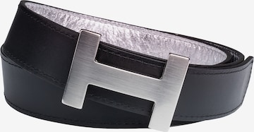 Handmade by CASSANDRA Belt 'two sides' in Black: front