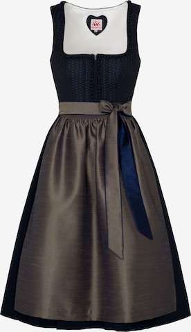 SPIETH & WENSKY Dirndl 'Debby' in Black: front