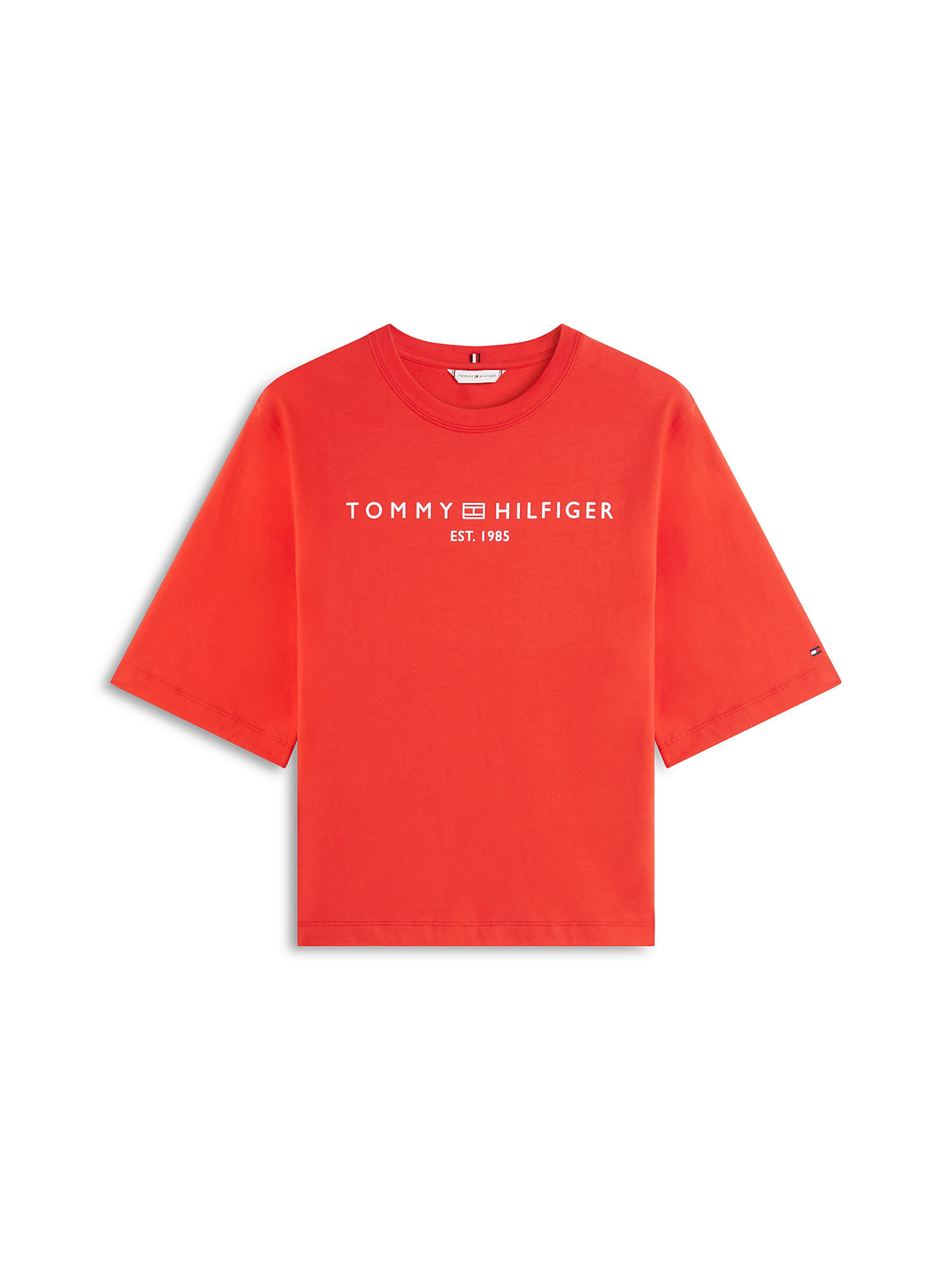 TOMMY HILFIGER T-Shirt in Rot: Vorderseite