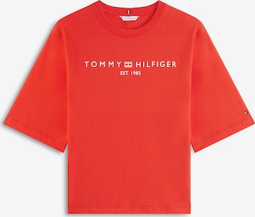 T-shirt TOMMY HILFIGER en rouge : devant