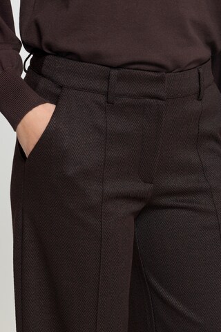 ICHI Wide leg Trousers 'KATE' in Black