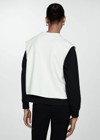 MANGO Stickad väst 'Rider' i beige