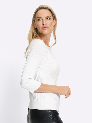 heine Пуловер в бяло