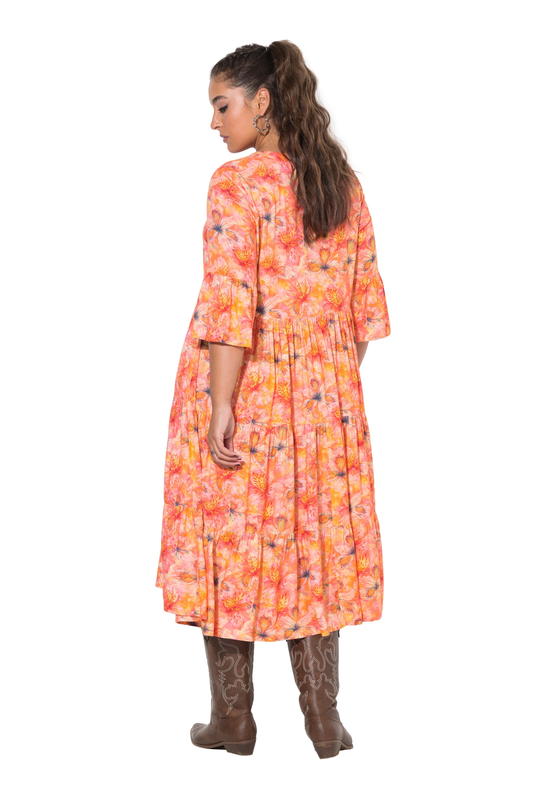 Studio Untold Dress in Orange