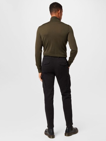 STRELLSON Loose fit Cargo Pants 'Lucco' in Black