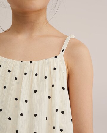 WE Fashion Obleka | bež barva