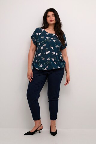 KAFFE CURVE Blouse 'Lokana' in Blauw
