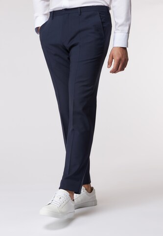 Coupe slim Pantalon ROY ROBSON en bleu : devant