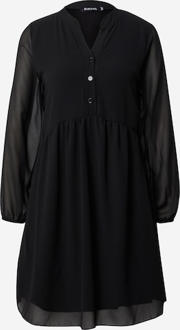 Sublevel Sukienka koszulowa w kolorze czarny: przód