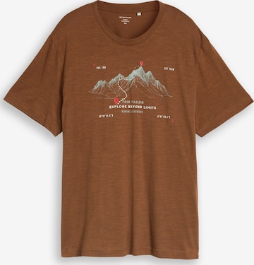 TOM TAILOR Men + Shirt in Brown: front