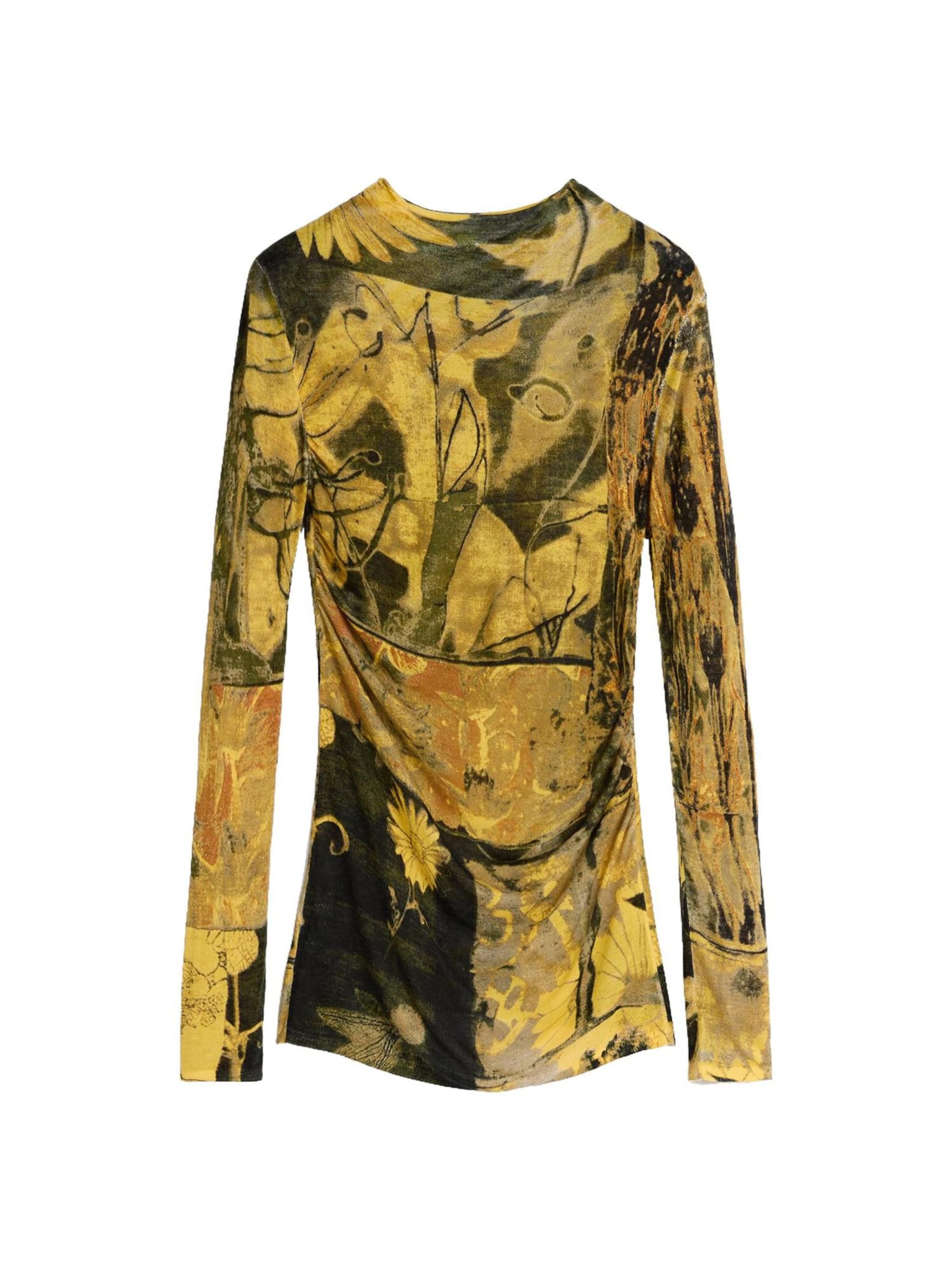 Desigual Sweter w kolorze zielony: przód