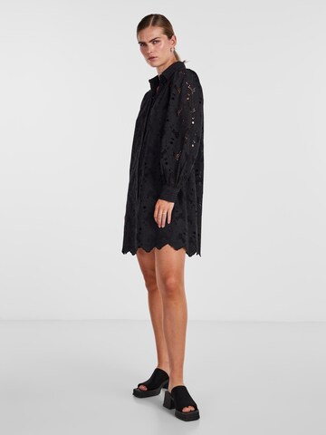 Y.A.S Shirt dress 'TEALA' in Black