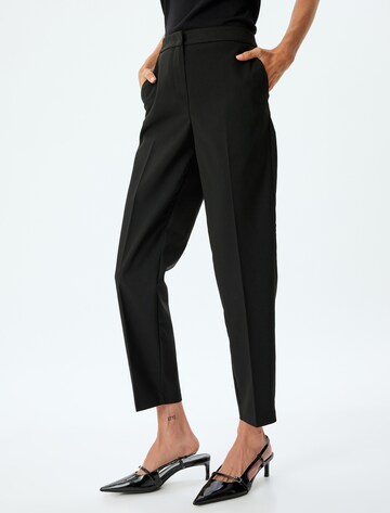 Koton Regular Pleated Pants in Black: front