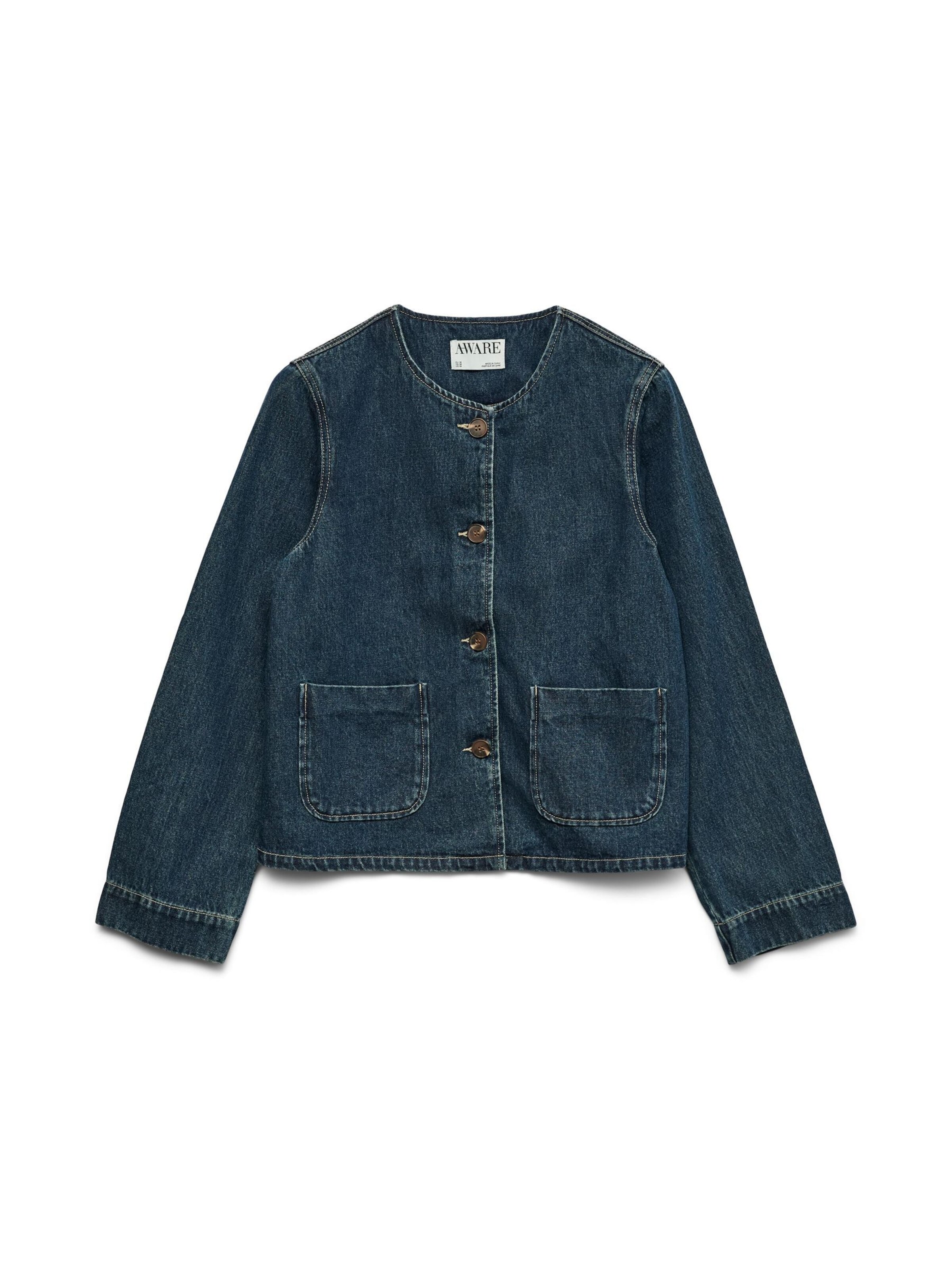 VERO MODA Veste mi-saison 'VMAwmindy' en bleu denim, Vue avec produit