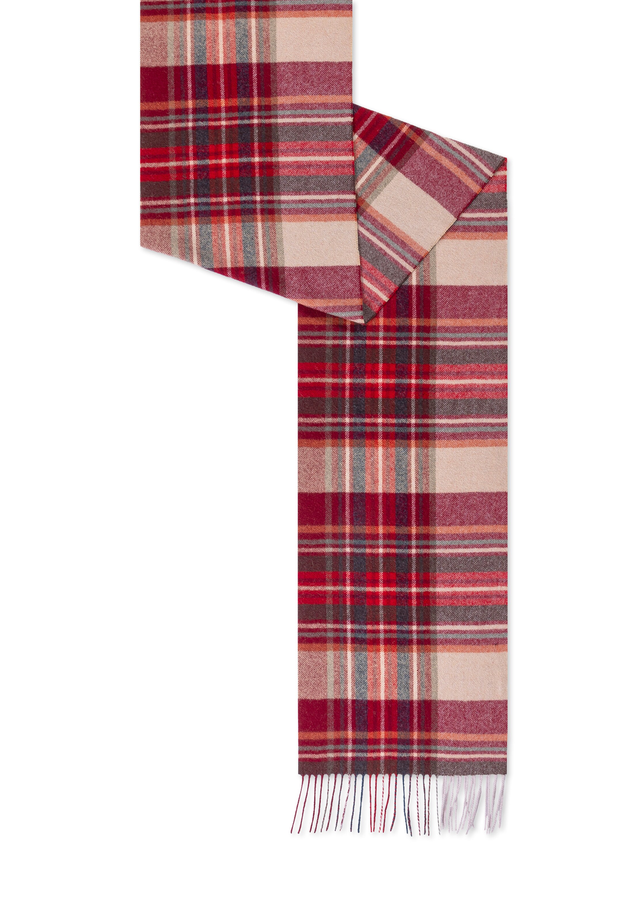 Sciarpa 'SCOTTISH TARTAN DAMEN' di Roeckl in rosso