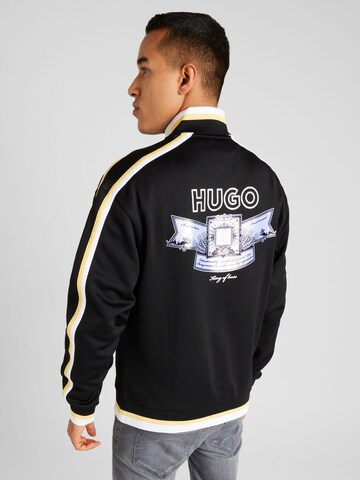 HUGO Sweatvest 'Dassion' in Zwart