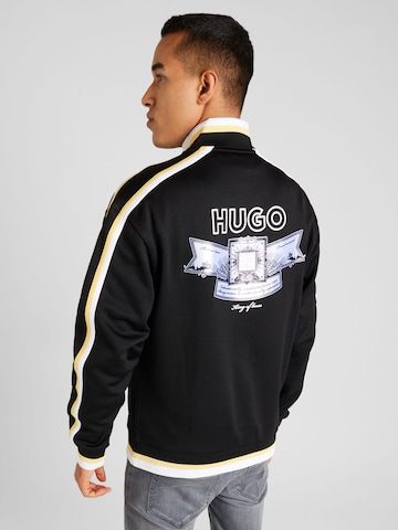 HUGO Sweat jacket 'Dassion' in Black