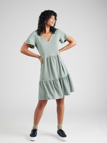 VILA فستان 'VINATALIE' بلون أخضر: الأمام