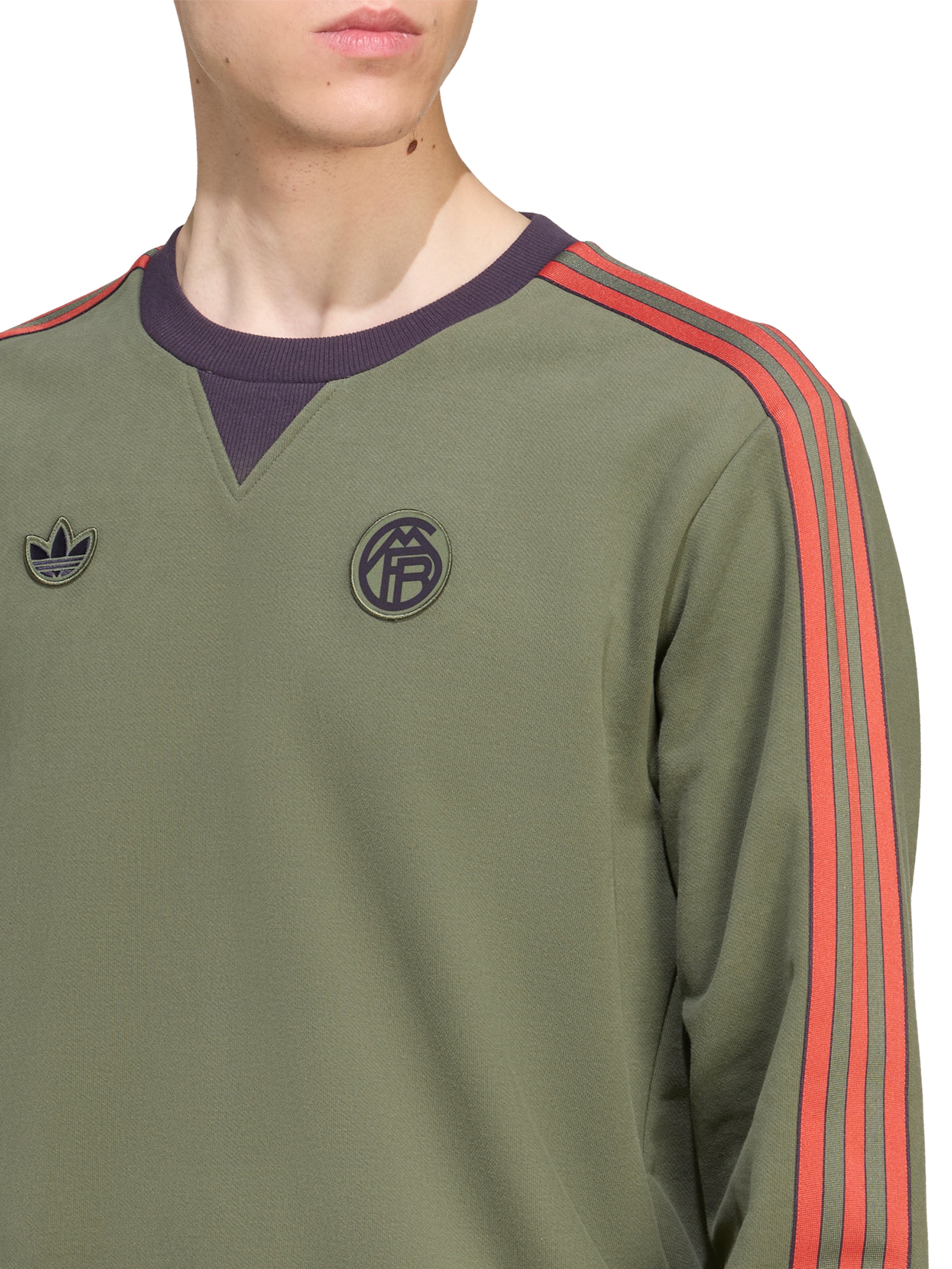 ADIDAS ORIGINALS Свитшот 'FC Bayern München' в Зеленый