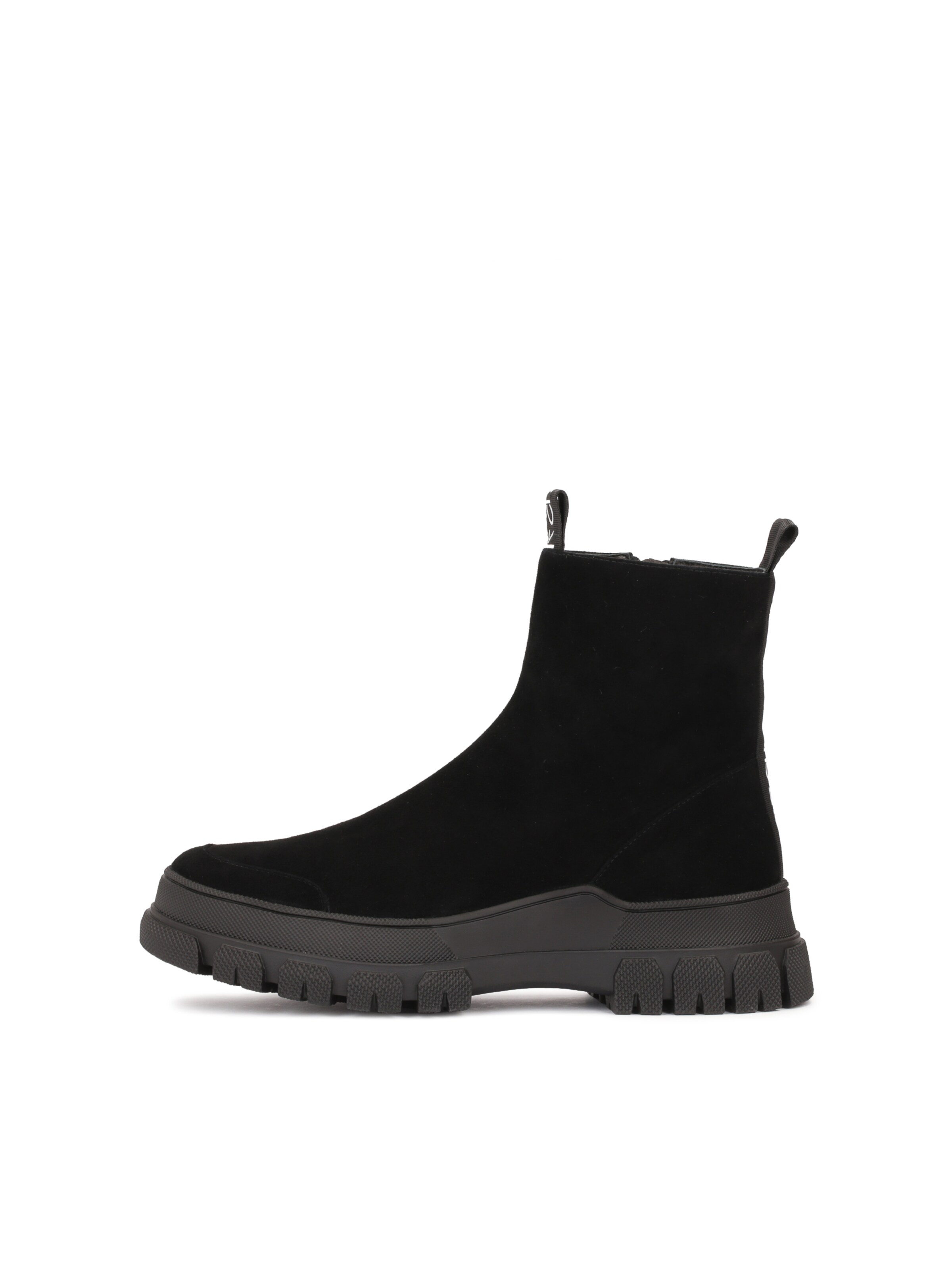 Kazar Bottines en noir / blanc, Vue avec produit