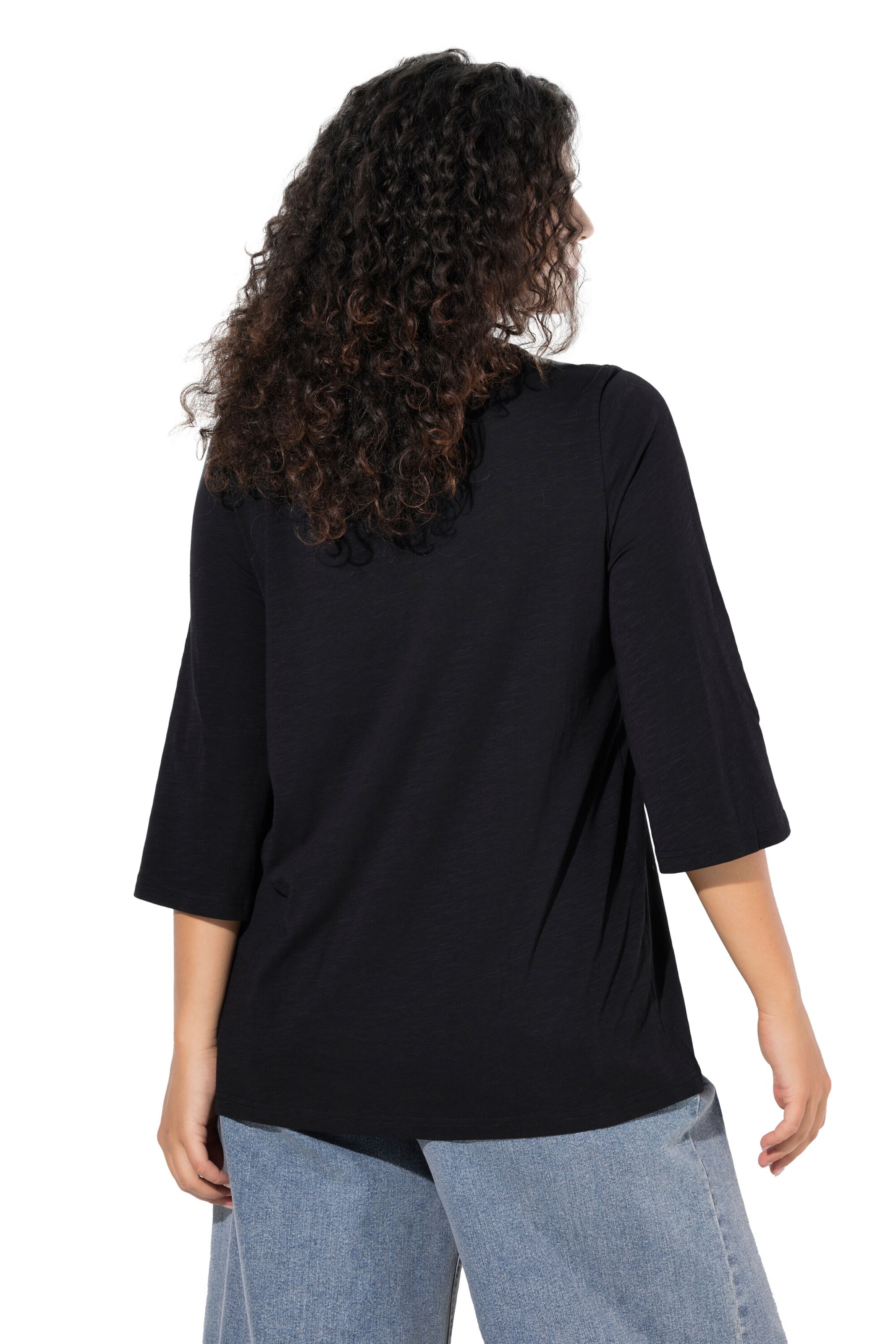 Ulla Popken Shirt in Zwart