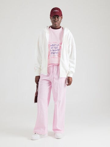 OH APRIL - Sudadera con cremallera 'Belo' en blanco