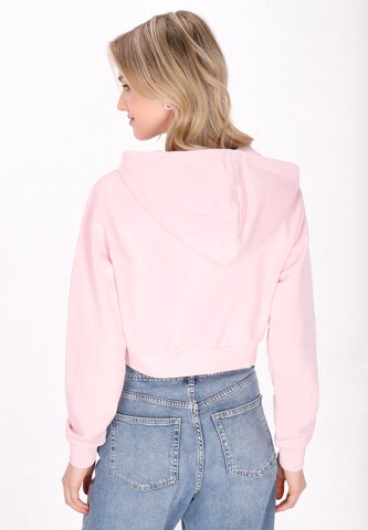 MYMO - Sudadera con cremallera 'Back To School' en rosa