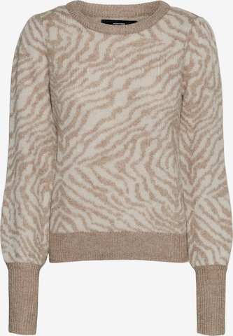 VERO MODA Sweater 'Tari' in Brown: front