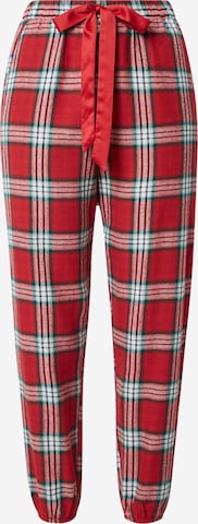 Hunkemöller - Calças de pijama em vermelho: frente