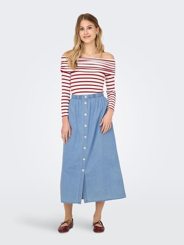 Jupe 'ONLNova' ONLY en bleu