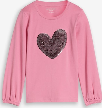 TOM TAILOR Shirt in Pink: front