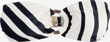 Next Bandeau Bikinitoppi värissä musta: etupuoli